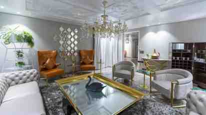 Living Room in Lux House
