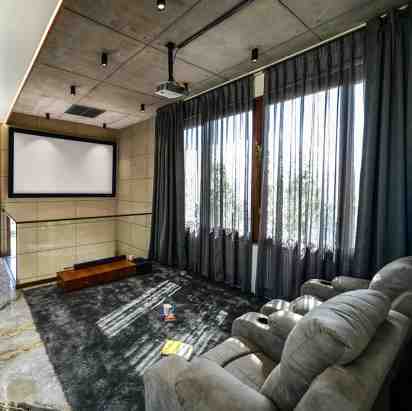 Home Theatre in Mr. Sanjay Talreja Residence