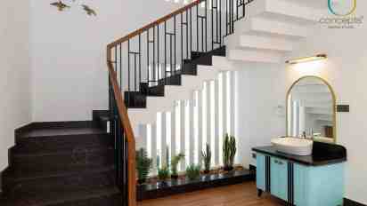Staircase in Mr. Siji’s Residence