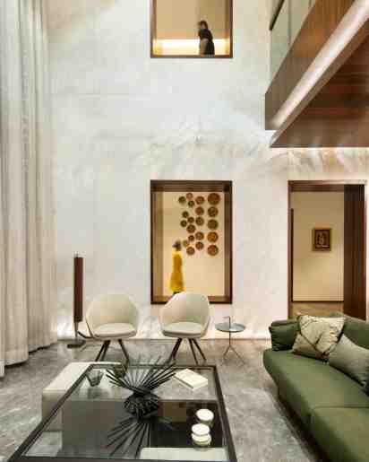 Living Room in Terracotta House