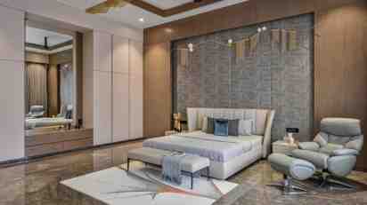 Bedroom in Residence at Chikhli
