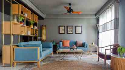 Living room in DLF Capital Greens Residence