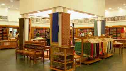 Showroom Interior in Sundari Silks