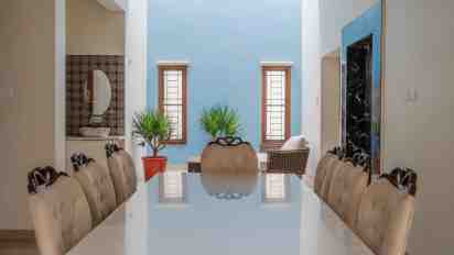 Dining Room in Lawrence Residence