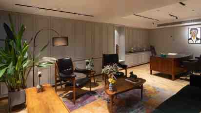 Office Private Cabin in Kaliedoscope Interior