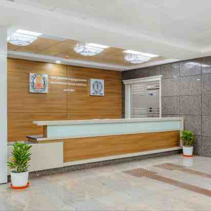 Hospital Reception in Government Rajaji Hospital
