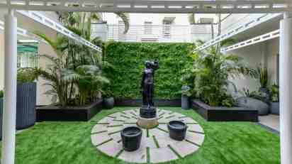 Courtyard in Rakesh Gupta Residence
