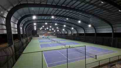 Indoor Tennis Court at Padukone - Dravid Centre for Sports Excellence
