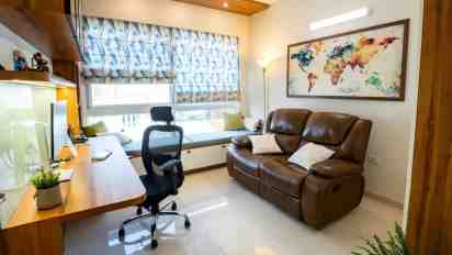 Home Office in Godrej Air Apartment