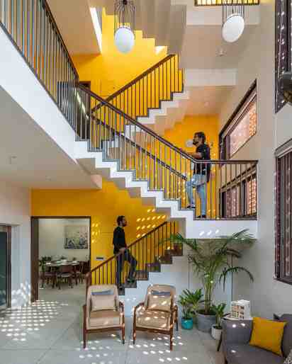 Staircase in CP Residence