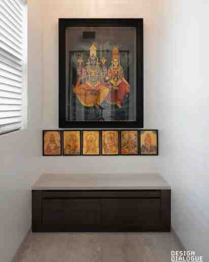 Pooja Room In The Tranquil House