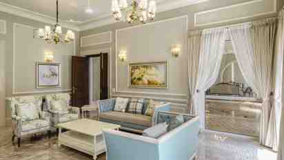 Living Room in Courtyard Mansion