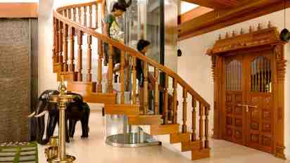 Staircase in Srishti Residence