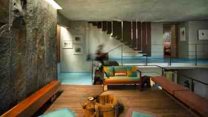 Living Room in Bhakthi Residence