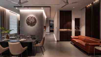 Dining Room in House of circles