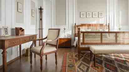 Bedroom in Classic European Style Residence