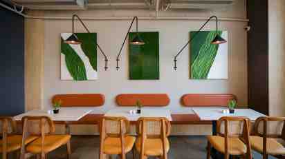 Restaurant Interior in Saffron Sanctuary