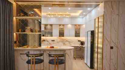 Kitchen in 4BHK Residence