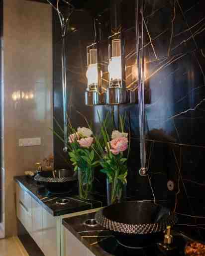 Powder Room in Manhattan Residence