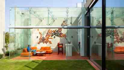 Home Bar in Hanging House