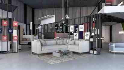 Showroom Interior of Fins Modern Interiors