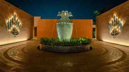 Courtyard in Devasom Wellness Retreat