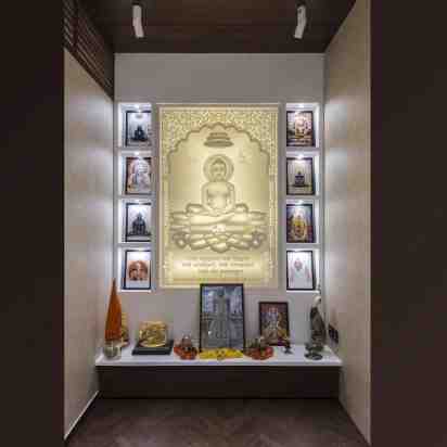 Pooja Room In An Elegant And Luxe Home