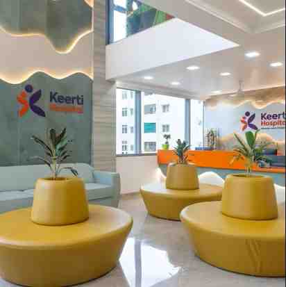 Hospital Waiting Area in Keerthi Hospital