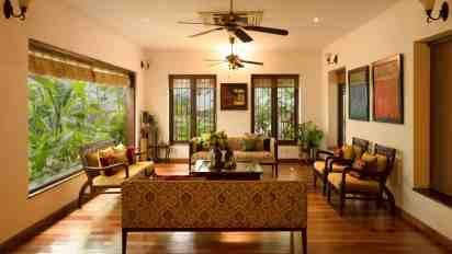 Living Room in Seetharaman House