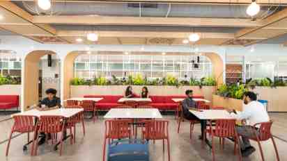 Office Cafeteria in Progress Office