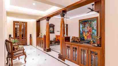 Foyer in Akshaya Level Up Apartment