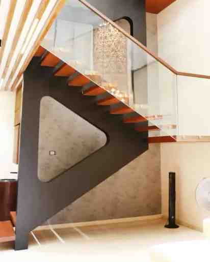 Staircase in Akshay Residence