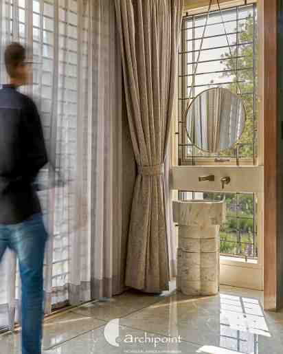 Powder Room in Shraddha Bungalow
