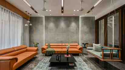 Living Room in Zarukha House