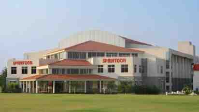 School Exterior of Jain International Residential School Sprintoor