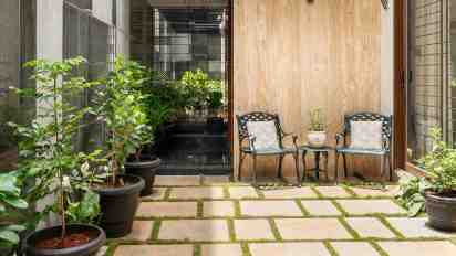 Backyard in Prakash Reddy’S Residence