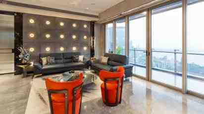 Living Room in Reflection Apartment