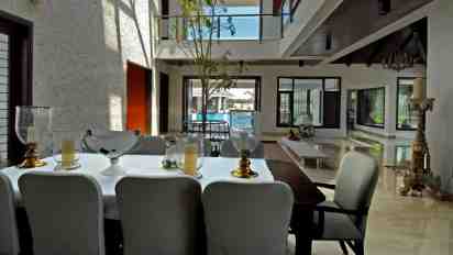 Dining Room in Shangrila Villa