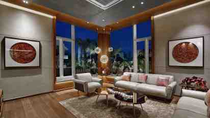 Living Room in The Sun Court House