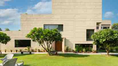 Backyard in N. P. Punj Residence