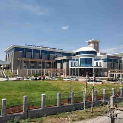 Hospital Exterior of Sri Jayadeva Institute of Cardio Vascular Science and Research