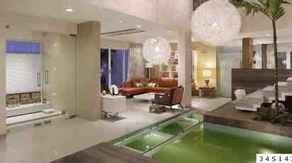 Transitional Space in Bamboos Residence
