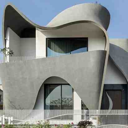 House Exterior of Ribbon House