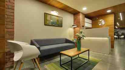 Office lounge in CMARIX Technolab Pvt. Ltd.