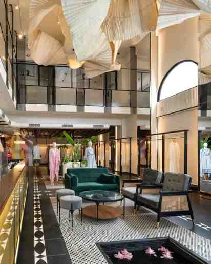 Showroom Interior of Mulmul Flagship Store