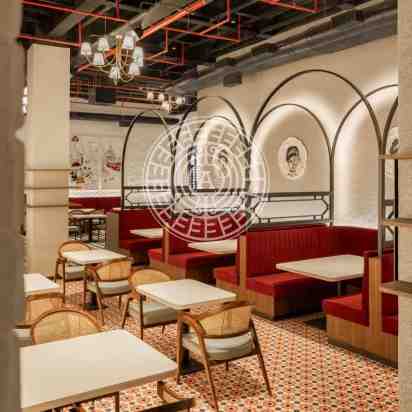 Restaurant Interior in Fountain Sizzlers