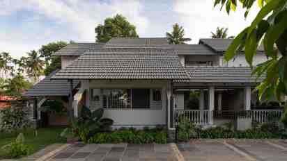 Backyard in Ajay isaac Residence