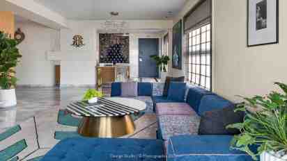 Living Room in The Vibrant Voyage Apartment