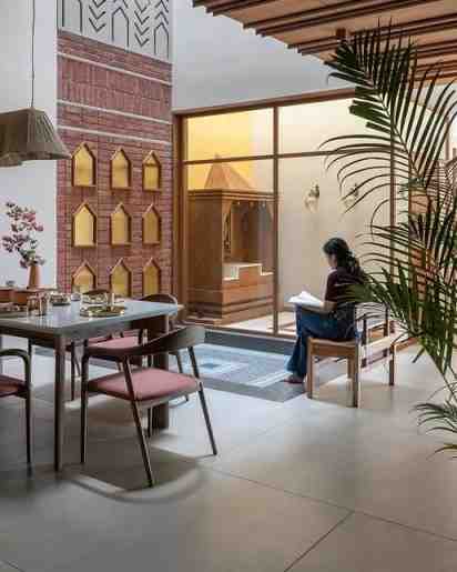 Courtyard in The Lkat Weave House