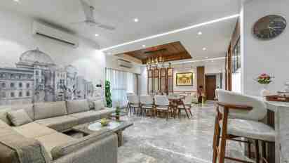 Modern Open-Plan Living & Dining Room in Whispering Woods